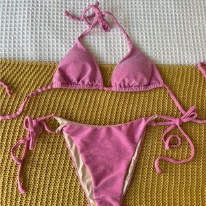 Pink shimmery Bikini